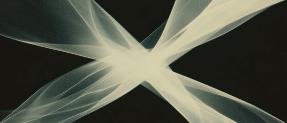 Fototapete - Angular dust texture with sharp light and geometric design on a black background