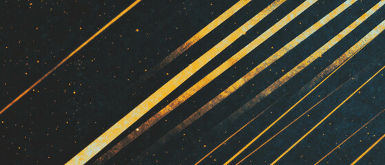 Poster - Angular film grain texture with sharp geometric design against a black background