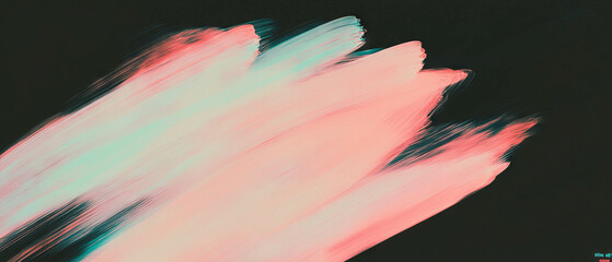 Poster - Overlay texture features subtle brushstrokes in muted colors against a black background