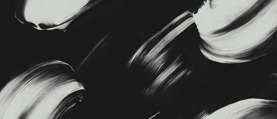 Poster - Brushstroke texture overlay on textured paper background highlighting artistic expression