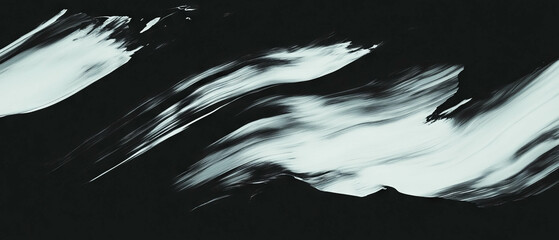 Poster - Dynamic brushstrokes create a flowing texture on a dark background