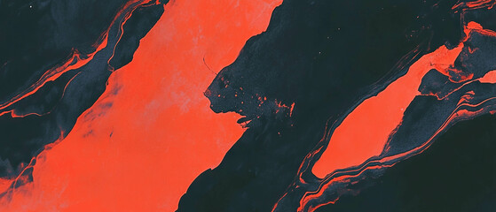 Aufkleber - Vibrant watercolor accents contrast against a dark background creating a striking visual effect