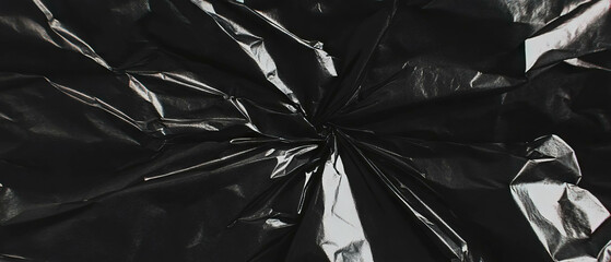 Poster - Distorted paper texture with glitch effects set against a black background