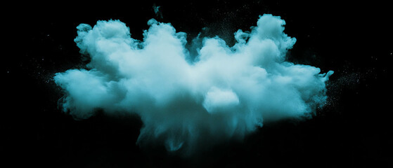 Aufkleber - Dusty overlay texture with central focus and subtle noise effect on black background