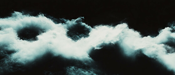 Aufkleber - Dusty overlay texture with central focal point creates atmospheric depth on black background