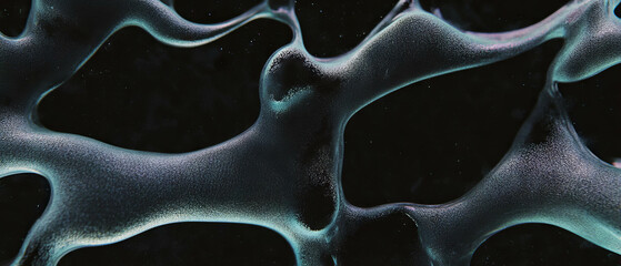 Poster - Overlay texture featuring dusty patterns on a contrasting black background