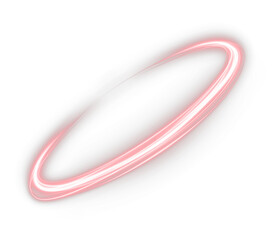 Wall Mural - vibrant, futuristic light trail with swirling red neon waves, glowing spirals, and sparkling energy.
