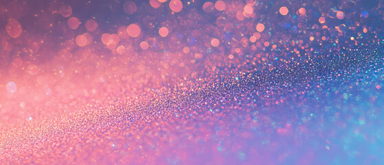 Aufkleber - Overlay texture features glitter with a gradient effect, changing density on a black background