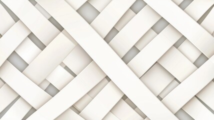 Poster - Minimalist White Geometric Lines Forming Subtle Pattern for Modern Design Projects