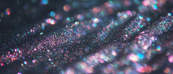 Poster - Glitter overlay texture blending with a textured background on dark canvas