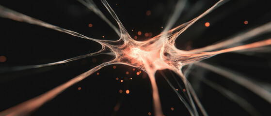 Poster - Visualizing intricate quantum effects with a spark network and futuristic energy overlay