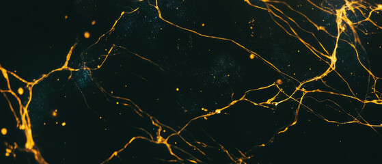 Aufkleber - Warm light texture with golden hues against a dark backdrop creating a cozy atmosphere