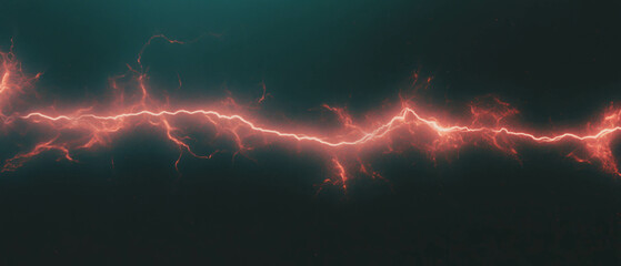 Poster - Dynamic lightning flashes create energetic overlays against a dark background