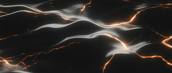 Aufkleber - Dramatic lightning overlay texture with strong light against black background
