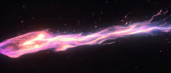 Poster - Electric streaks illuminating the darkness with vibrant lightning effects and dramatic flair
