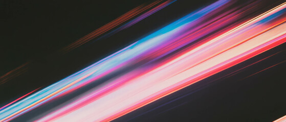 Poster - Dynamic line texture with energetic feel against a black background for creative design