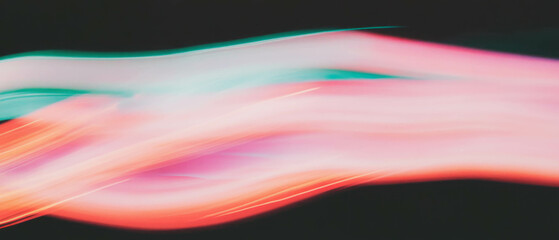 Poster - Line texture overlay with fading effect on a dark background creates a mesmerizing visual flow