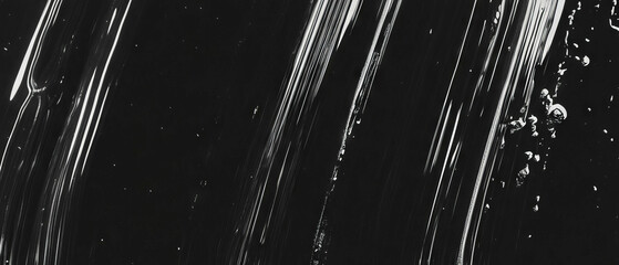 Poster - Line texture overlay with soft light contrast on a dark background