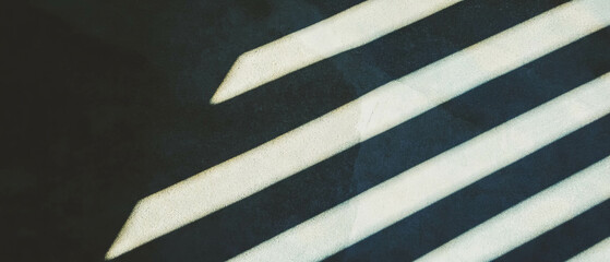 Poster - Line texture overlay creating a three-dimensional effect against a dark background