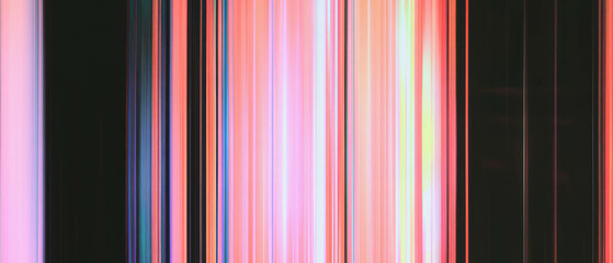 Aufkleber - Line texture overlay creating a structured pattern with contrasting colors on black background
