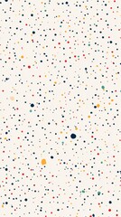 Poster - A vibrant composition features an organized array of small, colorful dots across a light surface, celebrating a playful yet harmonious visual rhythm. The artwork brings joy and energy