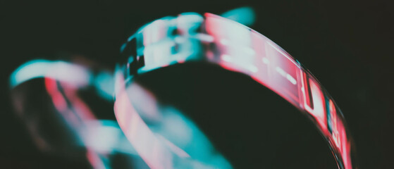 Aufkleber - Retro film overlay texture creates dreamy aesthetic with color shifts