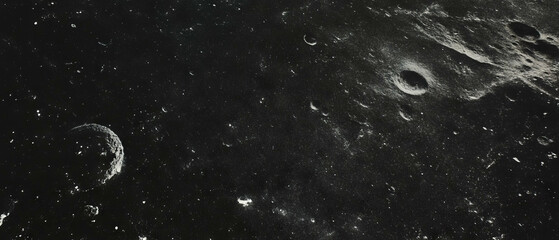 Aufkleber - Rough textured dust surface overlay creating a tactile impression against a dark background