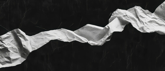Poster - Rough textured paper overlay on black background with logo space for creative design projects