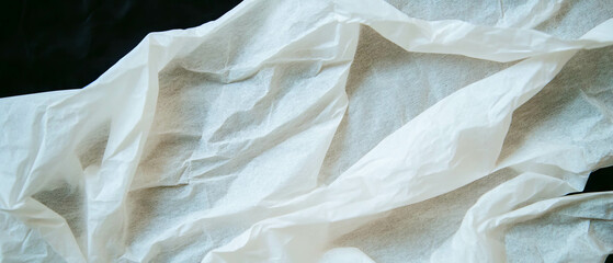 Poster - Rough textured paper overlay with black background ideal for logo placement and tactile designs
