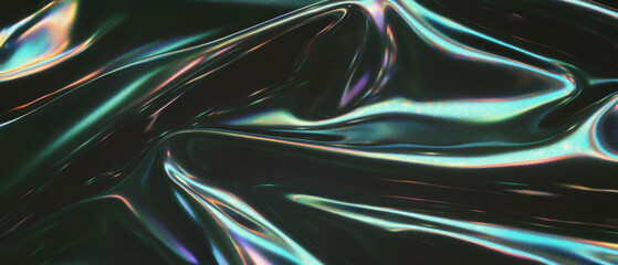 Poster - Elegant shimmering overlay texture with reflections set against a black background
