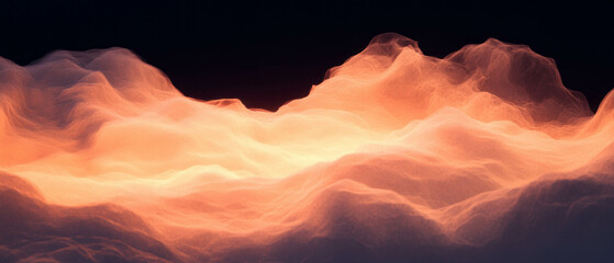 Poster - Enhancing the ethereal beauty of smoke with volumetric lighting against a black backdrop