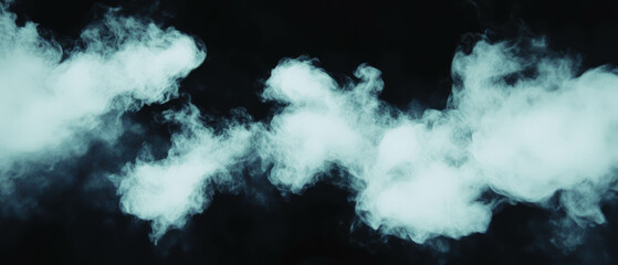 Aufkleber - Dramatic urban skyline with smoke and lightning against a black background