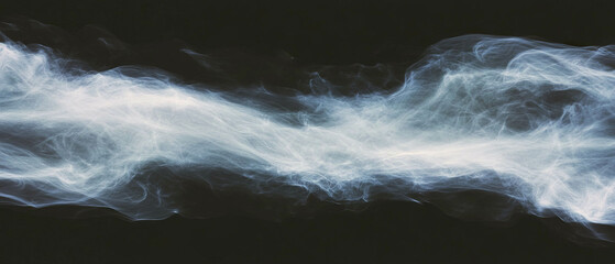 Poster - Vibrant smoke texture with layered effects creating a three-dimensional atmosphere