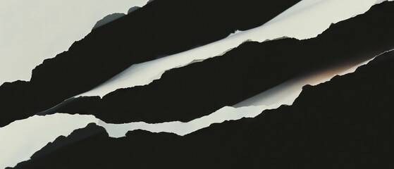 Poster - Overlay texture of smooth paper on a black background with empty space for design
