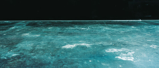 Poster - Smooth film overlay with clean surface surrounded by black background