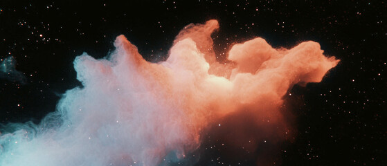 Poster - Enhanced dust texture overlay with central clear area showcasing detailed surface on black