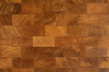 Poster - Brown Wood Block Texture Background