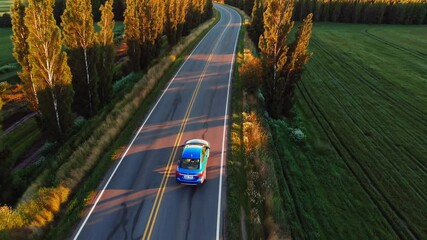 Aufkleber - A futuristic transportation concept featuring electric cars on a smart highway, powered by solar panels and cutting-edge infrastructure.