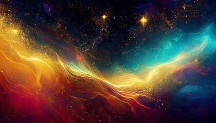 colourful grunge grainy outer space nebula background gradient texture backdrop design