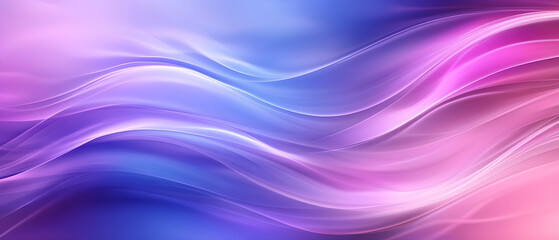 Poster - Beautiful gradient wave background with silver and pink tones with glowing effect and soft edges.