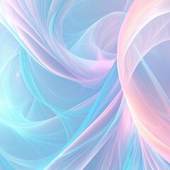 Wall Mural - Pastel swirls abstract background design