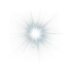 Wall Mural - png four-prong light flare effect astronomical phenomenon.