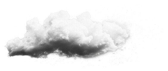 Wall Mural - png gentle cumulus soft clouds night space stars.
