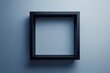 © Irfan - Bold symmetry in sophisticated 3D-rendered black frame on neutral gradient.