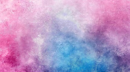 Wall Mural - Abstract background with pink, blue, and purple color tones. A swirling nebula like effect with textured, speckled appearance. High resolution image