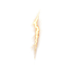 Wall Mural - lightning bolt is shown in yellow and white