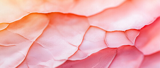 Poster - close up of pink and orange abstract natural textures creates soothing visual