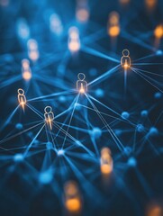 Poster - connecting executives with solid human resource network structure for effective management and recru