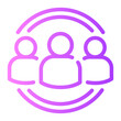 © afif - collaboration gradient icon