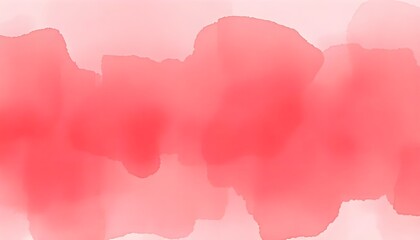Leinwandbilder - An abstract red watercolor background featuring soft, flowing textures, ideal for designs that seek a delicate and elegant aesthetic